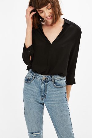 V-neck Blouse
