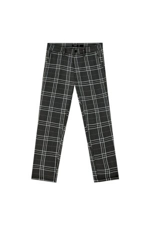 Chino Trousers With Large Checks