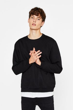 Elastic Waist Sweatshirt